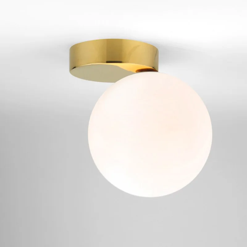 

Modern Simple Bedside Wall Light Studio Living Room Corridor Hallway Lighting Bedroom Glass Ball Suction Top Lighting
