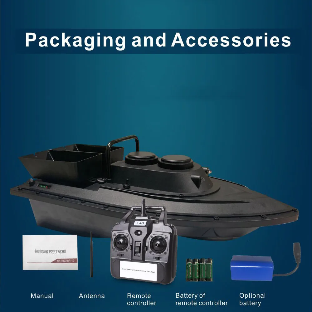 Рыболовные инструменты Smart RC приманка лодка игрушки двойной мотор рыболокатор
