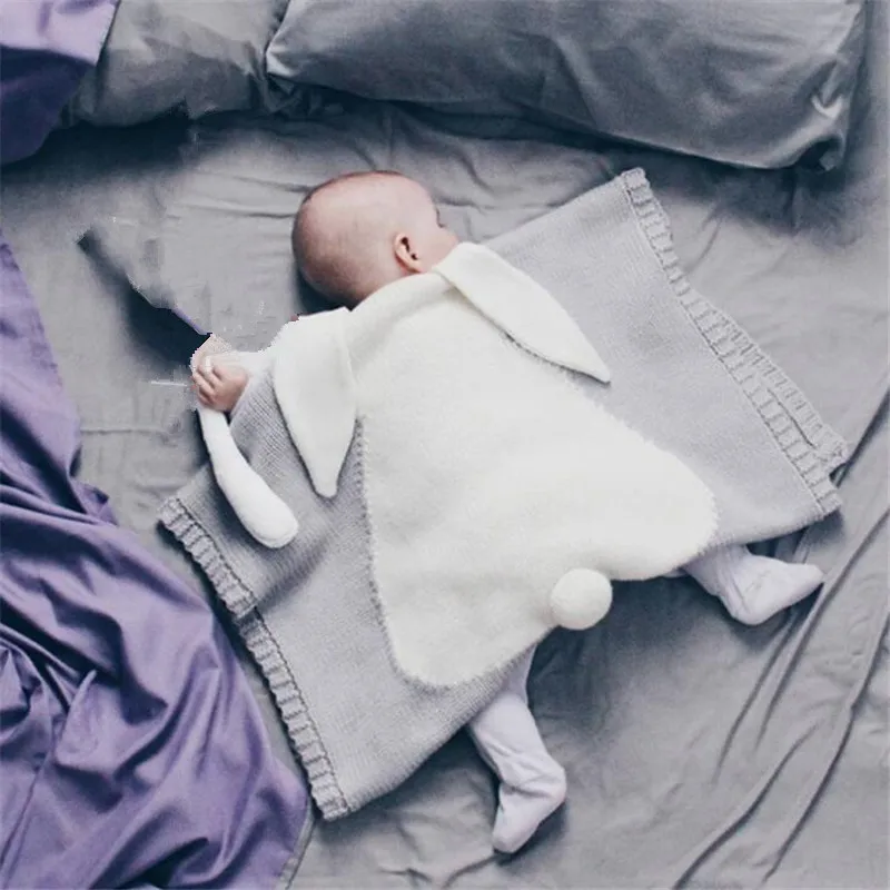

Newborns Sleeping Quilt Blanket Baby Play Mat Rabbit Pram Cover Children's Quilt Nap Student Kids School Coverlet Sofa Blankets