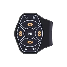 New Wireless Bluetooth Media Button Remote Controller Car Motorcycle Bike Steering Wheel MP3 Music Play For Smart Phone / Tablet