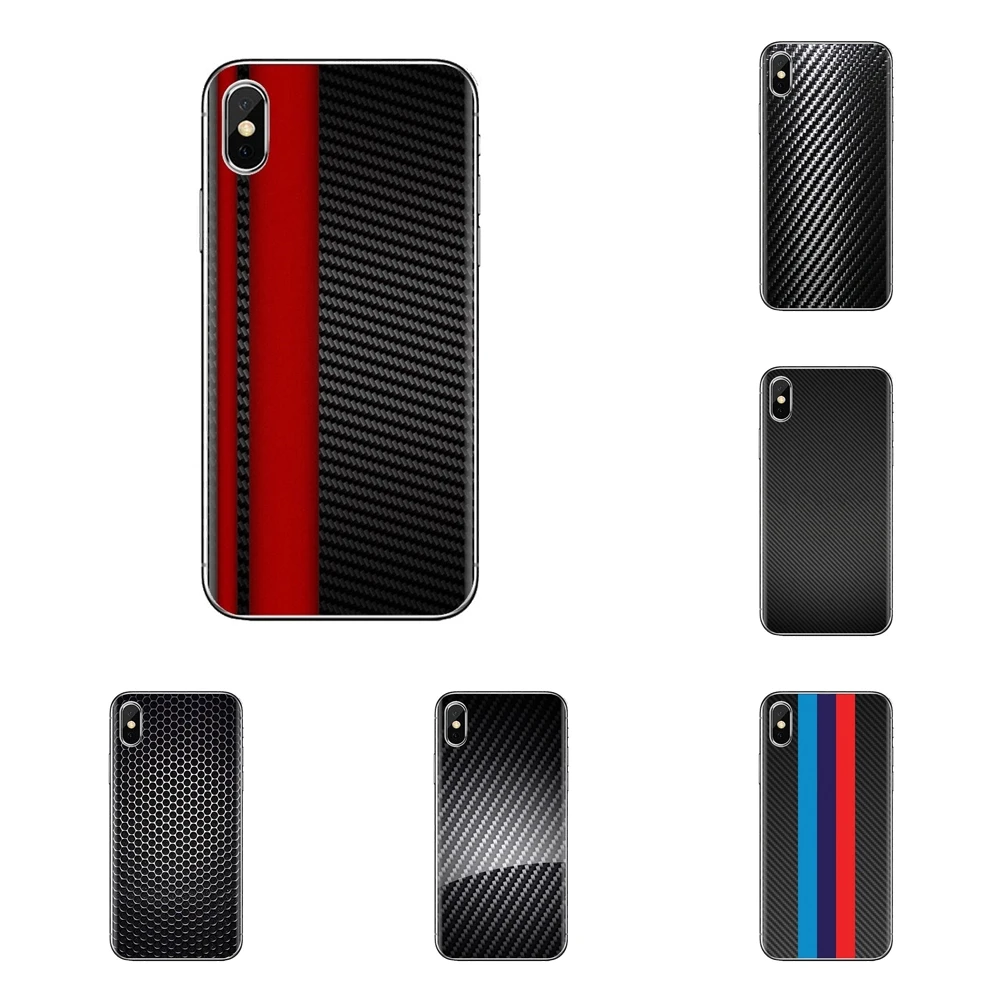 

car carbon fibre print Transparent TPU Cover Bag For Huawei G7 G8 P7 P8 P9 P10 P20 P30 Lite Mini Pro P Smart Plus 2017 2018 2019