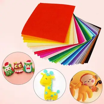 

40pcs Color Non-woven Felt DIY Handmade Materials Special Felt For DIY Flowers Hand Crafts Toys Accessories Gift Decorations
