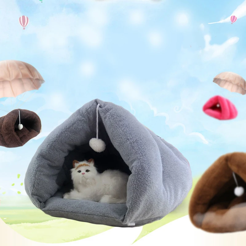Теплого сна питомца's Nest юрта удобные Pet Cat's кошка спальный мешок для животных
