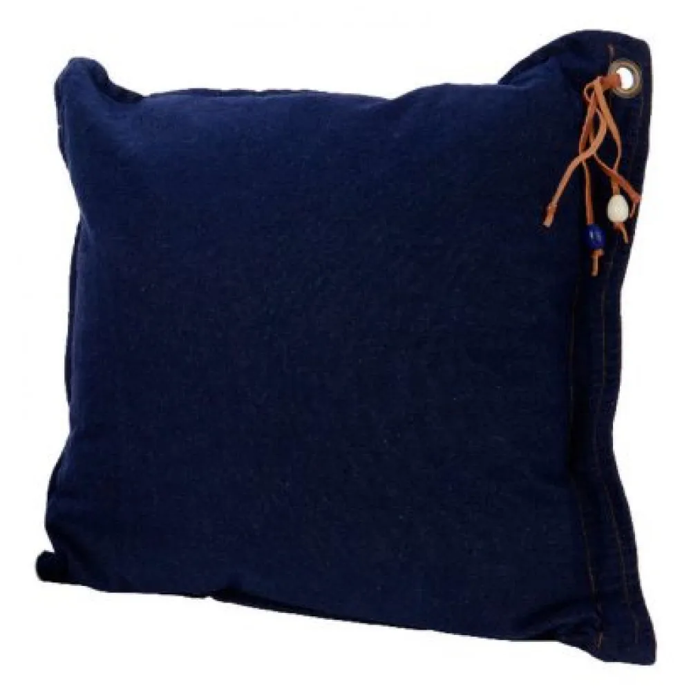 Подушка декоративная Decoris, синяя, 45х45 см