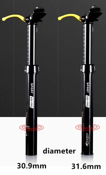 

30.9 / 31.6mm Bicycle seat tube Manual Control Aviation aluminum alloy