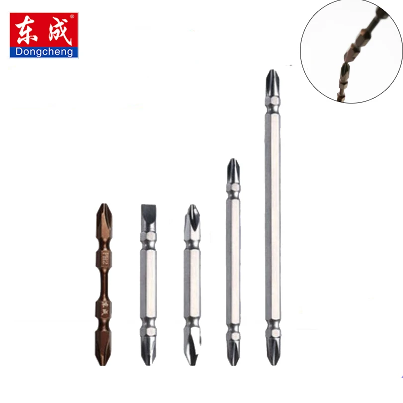 Dongcheng PH2 электрическая отвертка Torx Набор бит головка бит шестнадцатеричный хвостовик магнитный сплав сталь для крестовой головки Tornavida Seti
