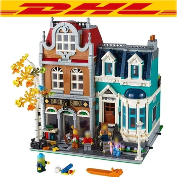 

2020 limited edition Creator City Street View 2524Pcs Bookshop Model Building Kits Blocks Bricks Kids Compatible Toys Gift 10270