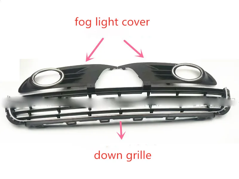 

Qirun fog lamp cover frame base shell+fog light for Volkswagen Golf 6 7