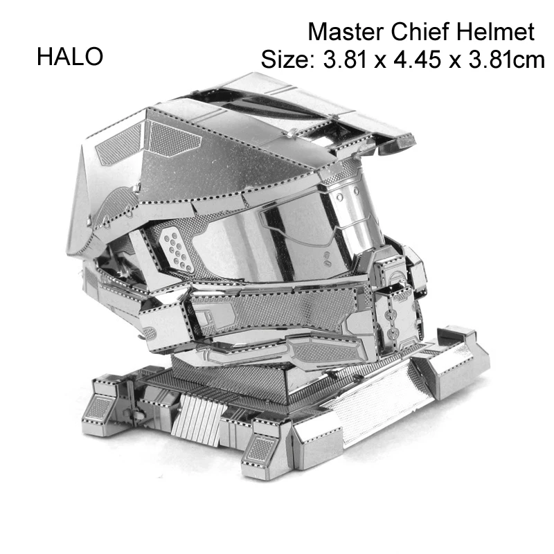 Дешевые 3D металлические головоломки HALO UNSC модели наборы DIY лазерная резка головоломки модель Развивающие игрушки для взрослых детей