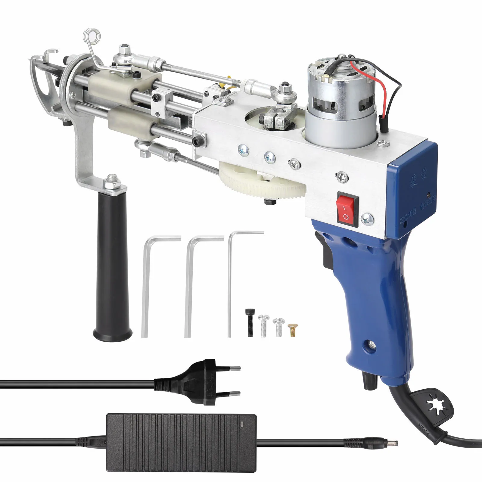 Electric Carpet Tufting Weaving Machine Flocking Device Industrial Embroidery Tool Cut-Pile Loop-Pile Knitting Equipment | Дом и сад