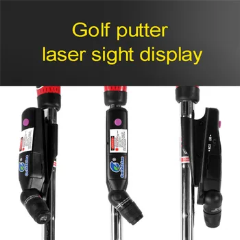 

New Golf Putter Laser Sight Indoor Education Putter Target Putt Help Practice Battery Operated Corrector Trainer