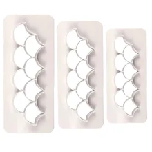 3 шт Масштаб тиснение бар база трафарет для рисования геометрические формы форма для бисквитов напрямую от производителя продажи