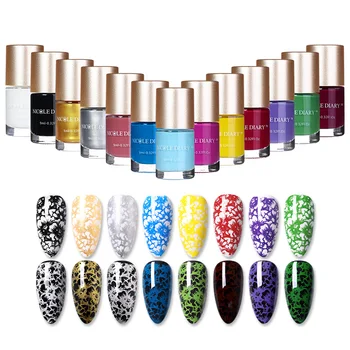 

NICOLE DIARY 13 Colors 9ml Nail Art Stamping Polish Basic Gold White Stamp Varnish Varnish Polish For Christmas Printing Plate