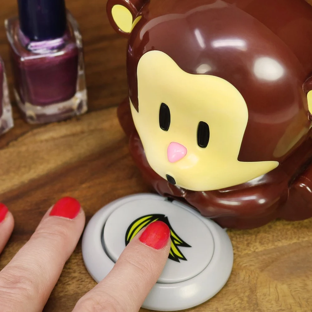 Nail Dryer Gel Polish Art Manicure Monkey Shape Blower Make-up Tools and Brushes Cute Shaped | Красота и здоровье