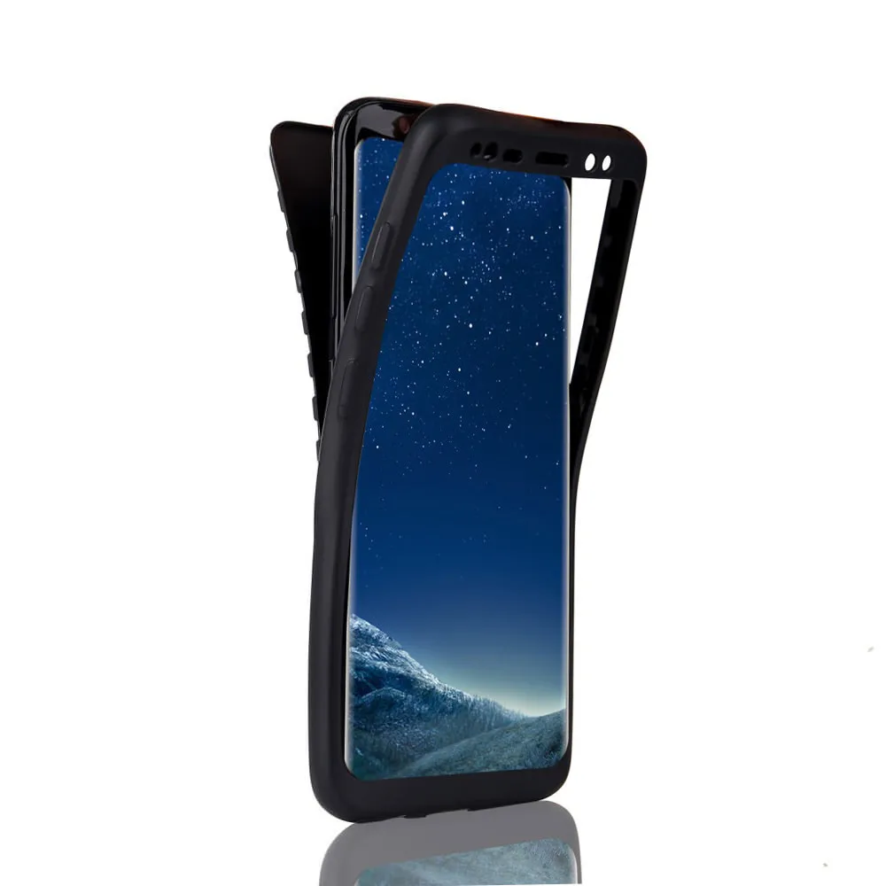 LAPOPNUT для samsung Galaxy S9 S8 Plus S7 Edge S10 S10e Note 8 полный корпус Тонкий силиконовый чехол 360 защитный бампер мягкий ТПУ чехол