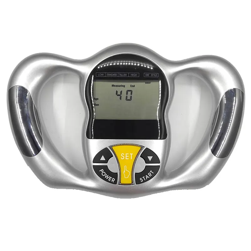 Hand-held BMI analysis electronic fat meter health monitor body fat meter body LCD screen tester