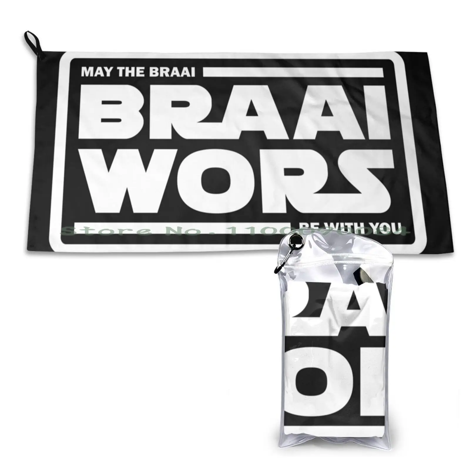 Braai Force-Braai Wors! Asciugamano Ad Asciugatura Rapida Palestra Bagno Sportivo Portatile Cute Kitty Cute Cat Cat Lover Cat Doodles Rosa Viola Nero