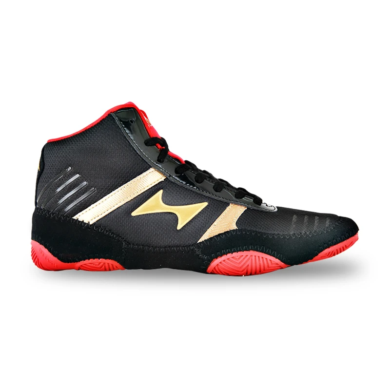 [TB10]Boxing shoes professional wrestling shoes men's Sanda female adult fighting fight boots children trainin