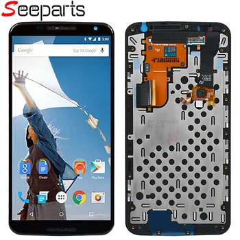 

LCD For Motorola Nexus 6 XT1100 XT1103 LCD Display Touch Screen Digitizer Assembly with Frame 100% Tested For Moto Nexus6 LCD