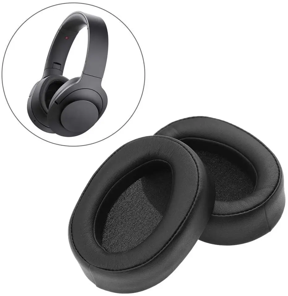 Mdr 100abn Peças de Reparo para Fones de Ouvido Compatível com Redução de Ruído da Sony Fone de Ouvido sem Fio Almofadas para Fones Par Blac - Image 6