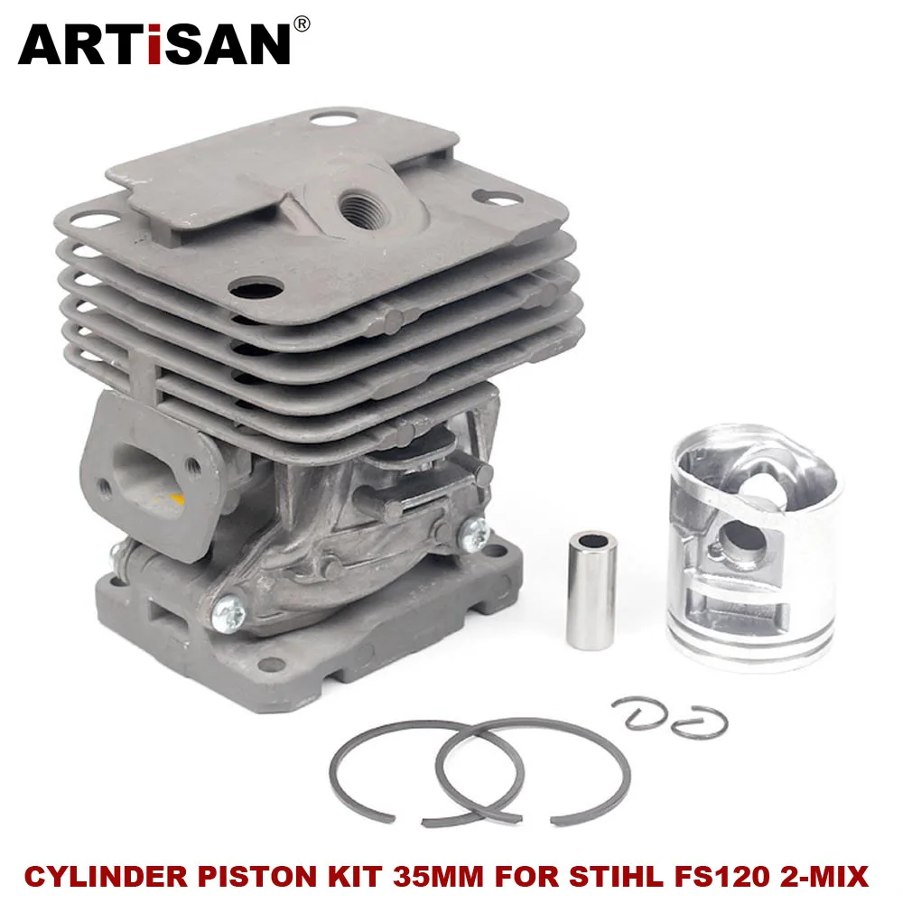 CylinderPistonKit35MM41340201221forSTIHLFS1202MIXBrush