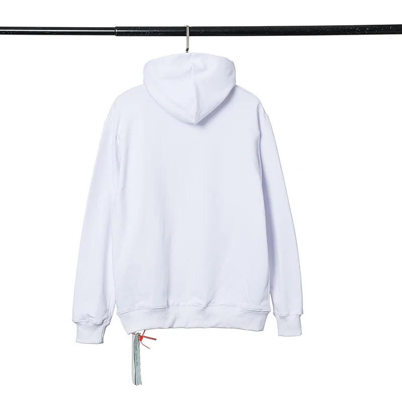 19SS OFF-WHITE OW Осень-Зима Новая высококачественная мужская толстовка с принтом вулканического извержения