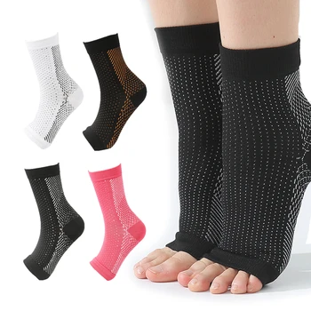 

1 Pair Men Brace Sock Foot Angel Anti Fatigue Men Socks Compression Outerdoor Breatheable Foot Sleeve Support Socks