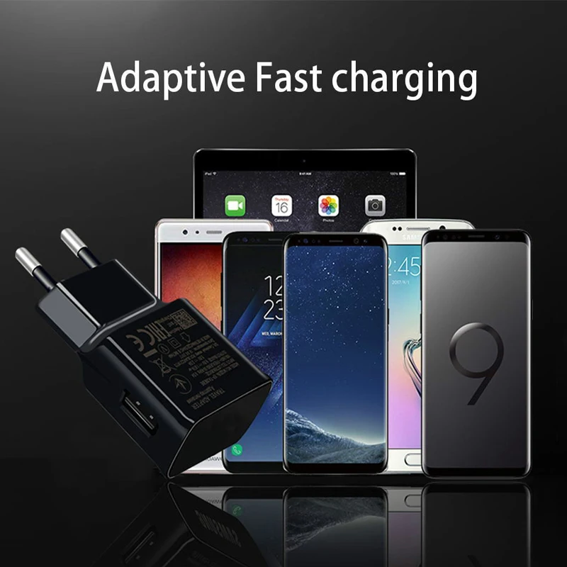 Fast Charging EU Plug Mobile Phone Charger For Samsung S20 FE S30 Ultra A21S A31 A41 A40 50 70 2A Type-c USB Cable Charger usb 5v 2a