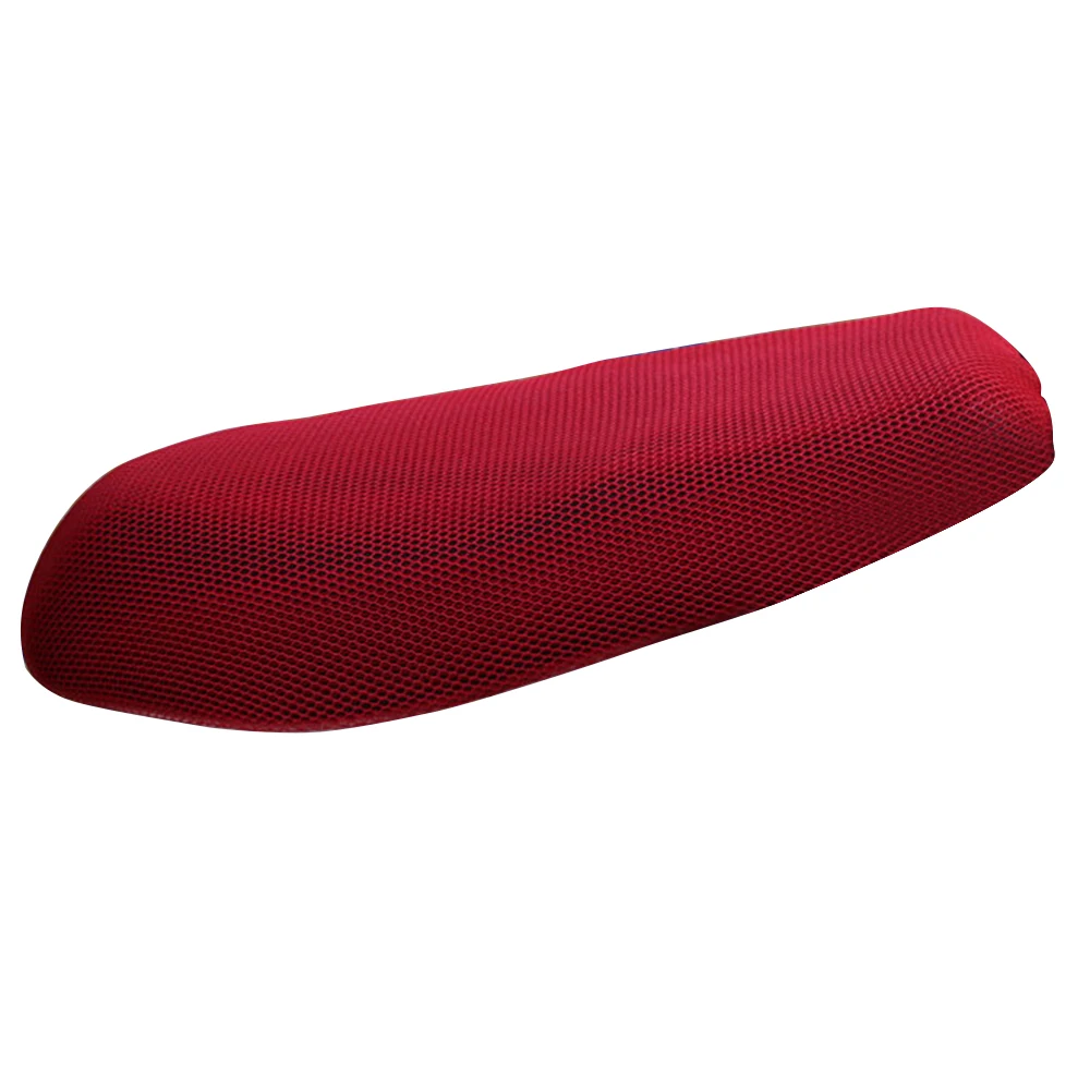 Подушка для мотоцикла, универсальный чехол для сиденья мотоцикла, велосипедное плоское седло, защита от солнца, теплоизоляционная подушка - Цвет: Red  L