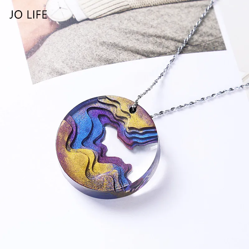 JO LIFE DIY Concrete Plaster Jewelry 
