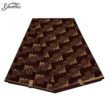 

YANTEX African Wax Prints Fabric 6 Yards New Ankara Nigeria Veritable Wax African Prints Ankara Wax Batik Fabric For Party Dress