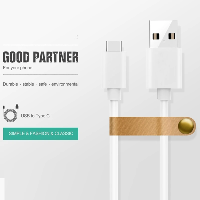 Быстрое зарядное устройство USB кабель для передачи данных для S8, S9, Plus Note 8, A8 A5 - Цвет: White