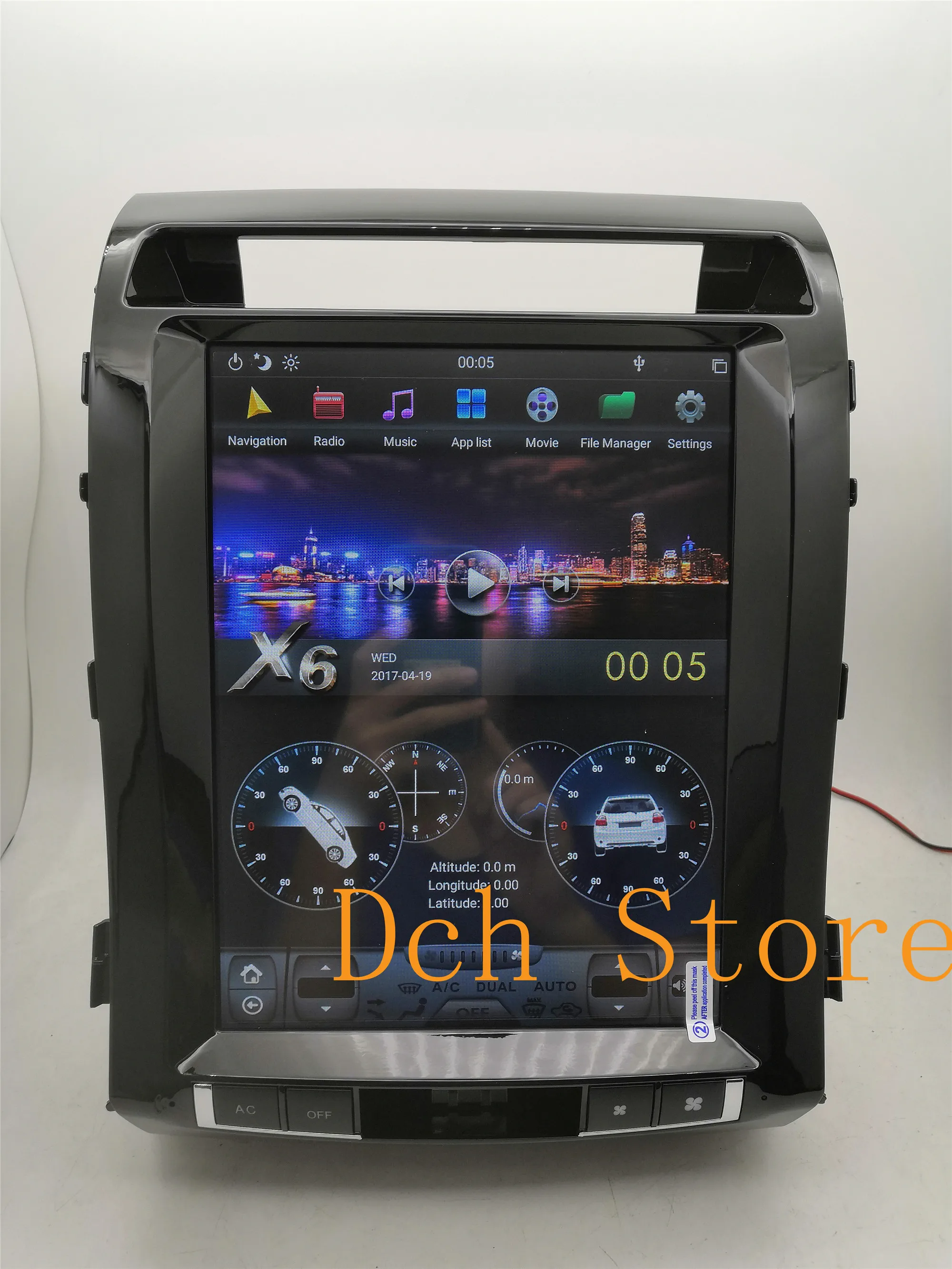 12 1 ''Тесла стиль Android 9 0 автомобильный DVD для Toyota LandCruiser land cruiser LC200 2008 2009 2010 2011 2012