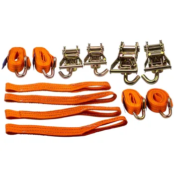 

Ratchet Tie Down 2 Ton / 2000Kg X 2.9 Meters X 35mm Strap Trailer Truck Securing Tire Belt Cars