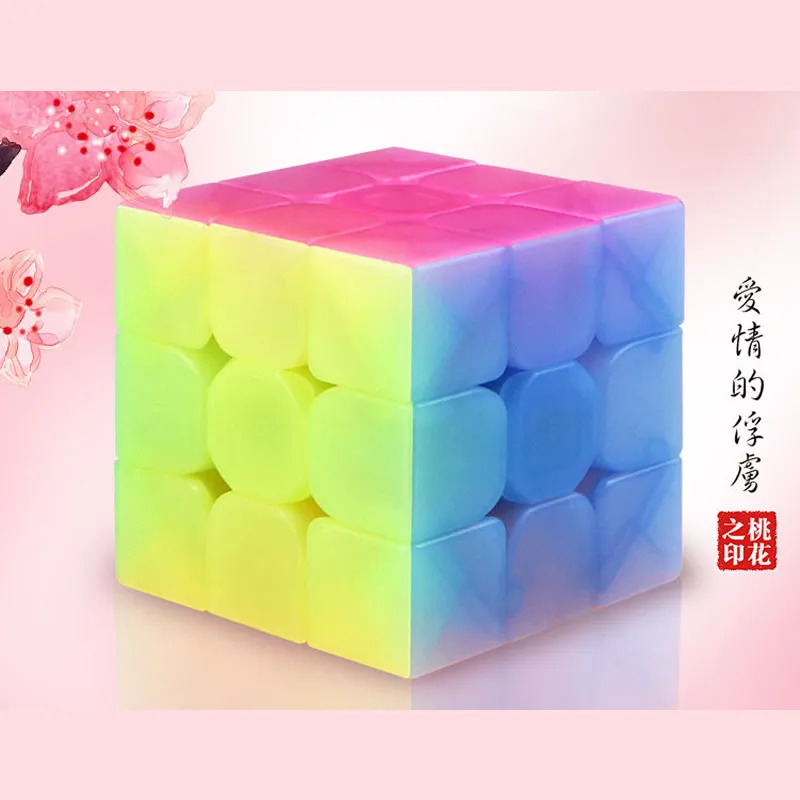 

Original High Quality QiYi Je-lly Warrior W 3x3x3 Magic 3x3 Cube Puzzle Speed Christmas Gift Ideas Kids Toys For Children