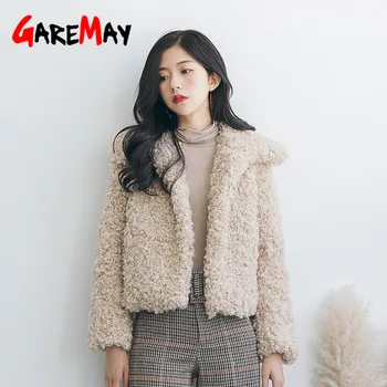 

Faux Fur Coat Women 2019 Autumn Winter Warm Soft Zipper Fur Jacket Female Plush Overcoat Pocket Casual Teddy Outwear