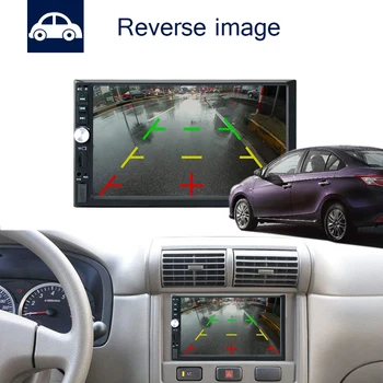 

1pc Car Radio MP5 Player 2Din 7012B Mirror Link Bluetooth 7'' Touch Screen Multimedia Player FM Rear View Camera Remote Control