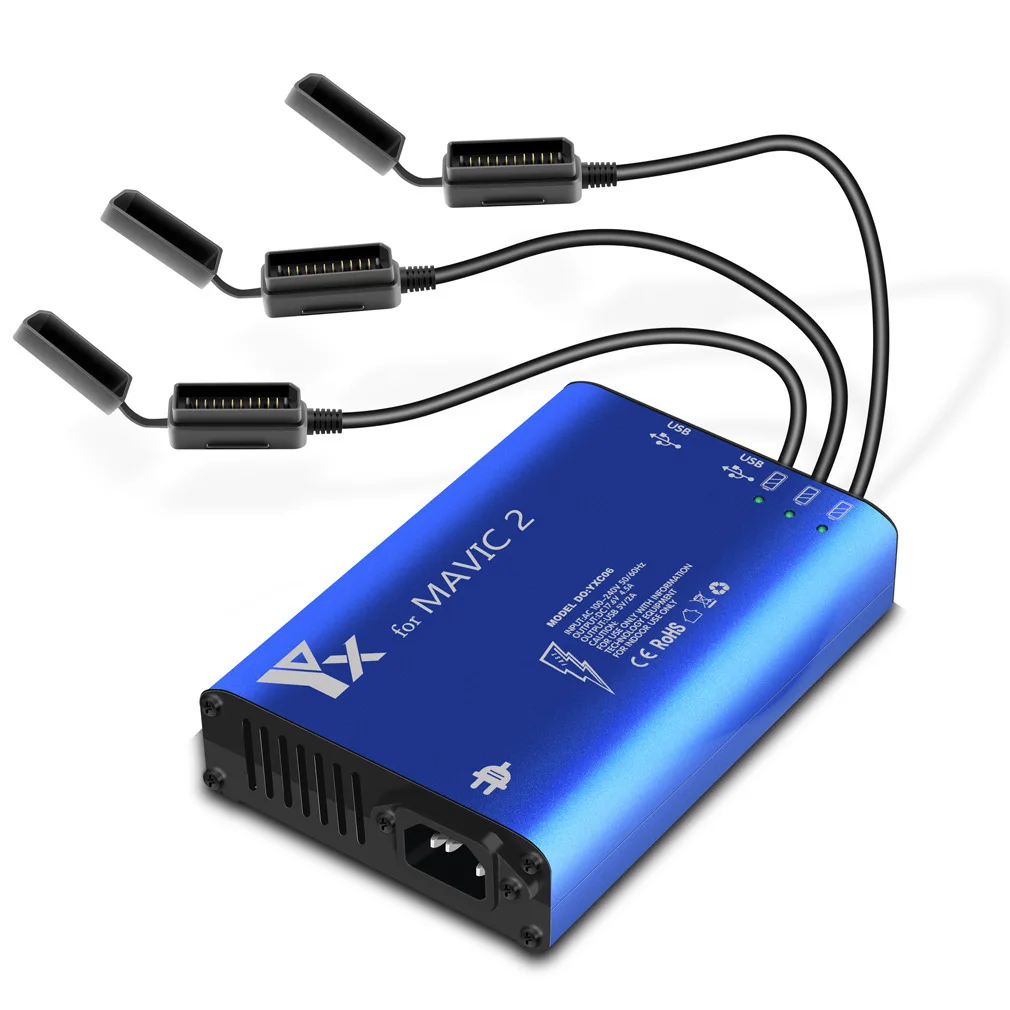 

Mavic2 YULAI 2 Charger Battery Housekeeper Nanny Terminal Block at the Same Time for 3 PCs Battery