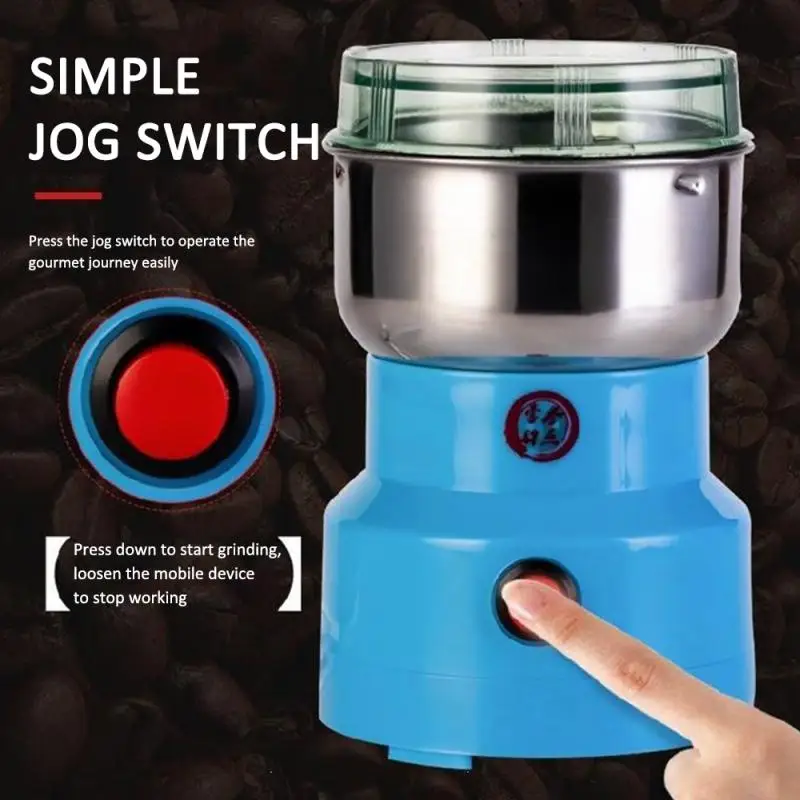 Sboly Electric Coffee Grinder Kitchen Nuts Beans Spices Grains Grinder  Machine Multifunctional Home Coffee Grinder With Us Plug - Coffee Grinders  - AliExpress