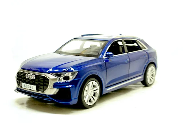 high simulation 1:32 Audi Q8 with sound light pull back alloy toy car model toys for children gifts free shipping 4