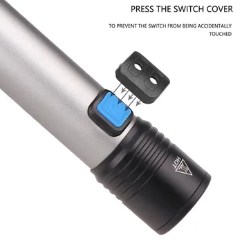 

Super Bright LED Flashlight Zoomable USB Recharge Light Hiking Camping Portable Light Super Bright T6 LED T6 Flashlight