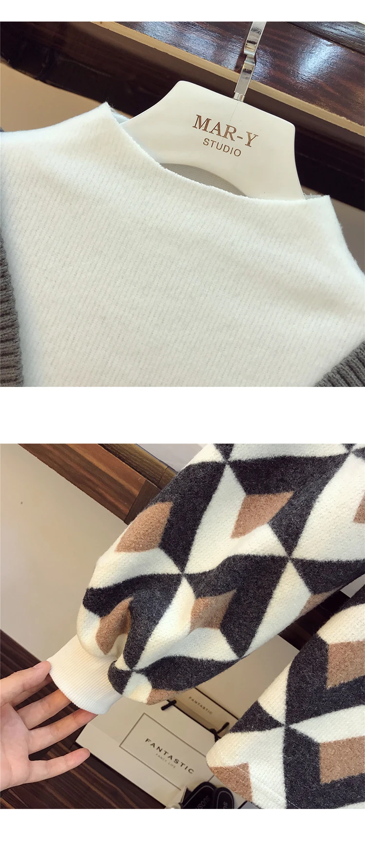 Г., осенне-зимний корейский OL комплект из 2 предметов, винтажный пуловер свитер с v-образным вырезом топ+ трапециевидная клетчатая юбка средней длины комплект из двух предметов