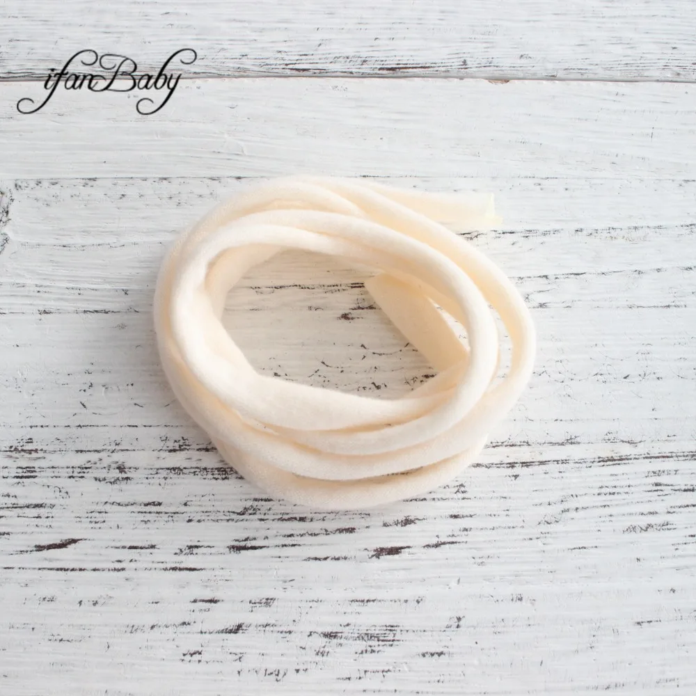 nylon headband back tie soft  elastic headband fit all kids girl adult hair accessories (12)