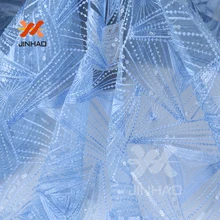 Дешевая цена полиэстер Блестки Ткань для одевания французские кружева ткани для свадьбы вышитые блестки кружева ткань