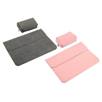 

Laptop Protective Sleeve, Ultra-Thin Frosted Portable Laptop Protective Sleeve Inner Bag with Power Pack For DELL