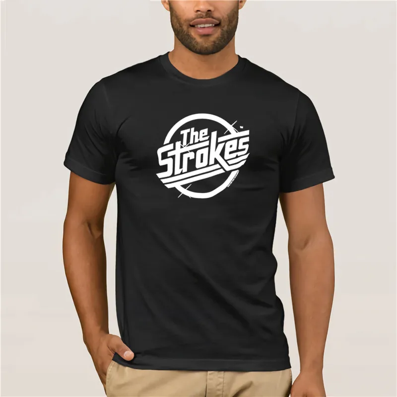 Fashion T Shirt 100% Cotton Official The Strokes Men Tops Short Sleeve | Мужская одежда