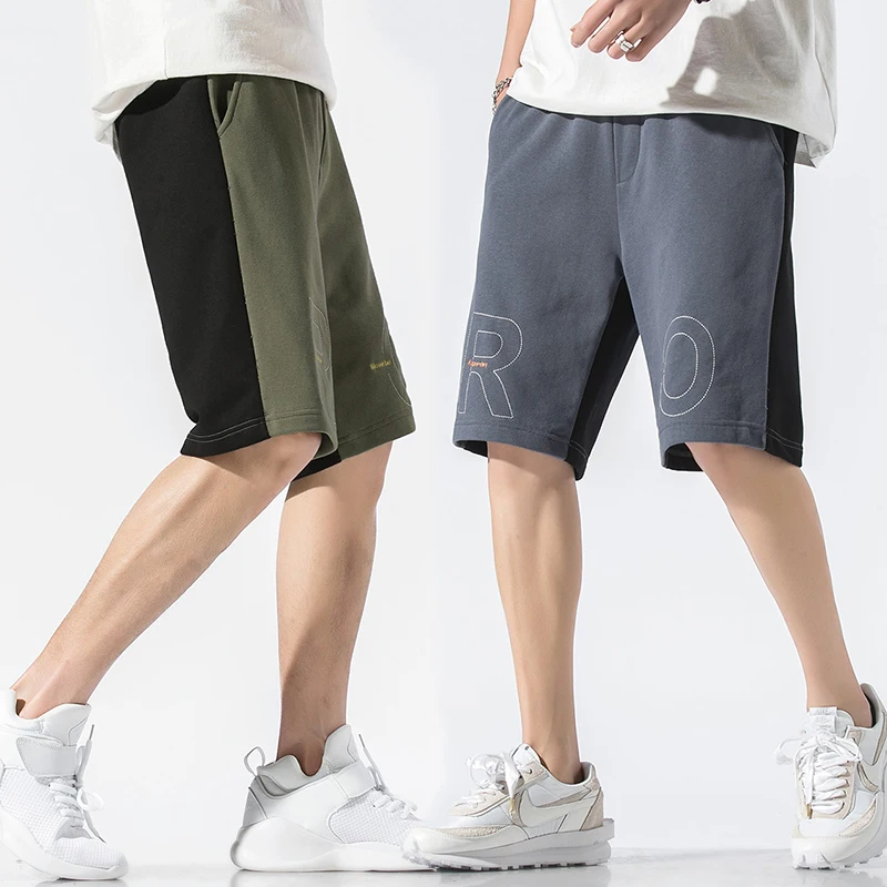 

2020 New Summer Men Casual Shorts Knee Length Casual Streetwear Male New Fashion Harajuku Short Joggers