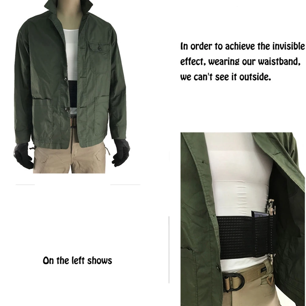 High Elastic Tactical Waist Holster Left And Right Hand Concealment Holster Pistol Gun Holster 95cm Or 106cm