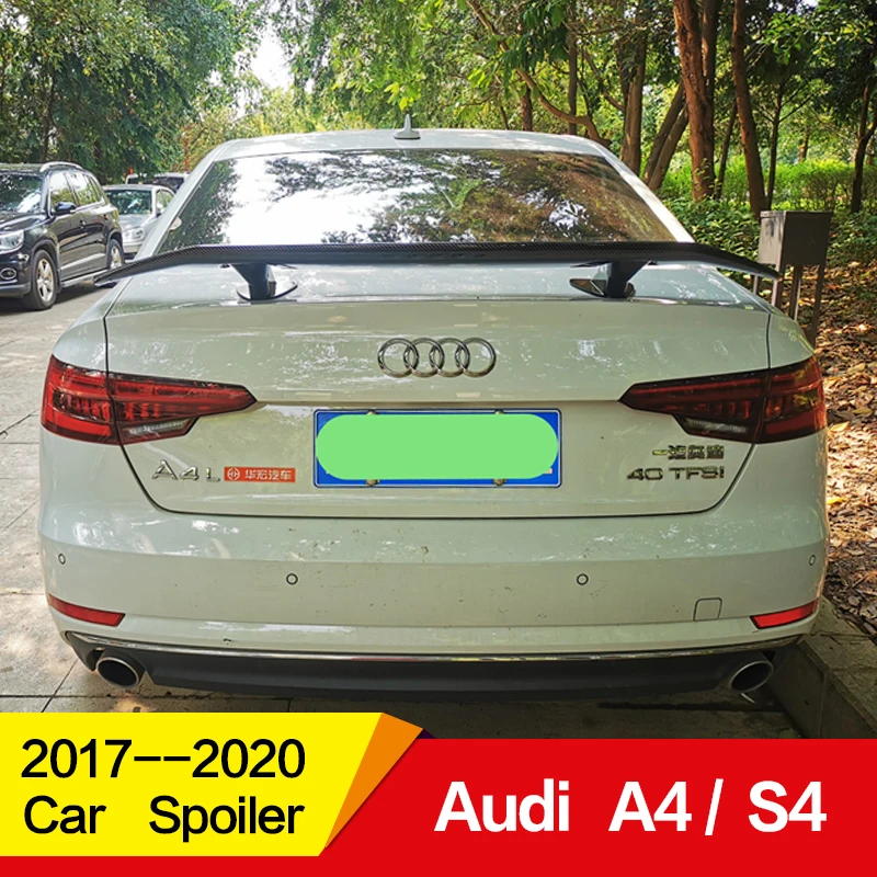 Используется для Audi A4 S4 spoiler2017 год новое заднее крыло переоборудование Клея Аксессуары без перфорации