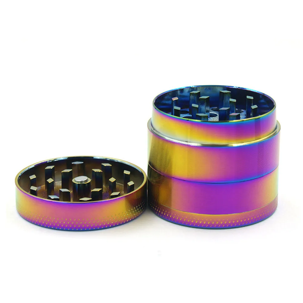 Tobacco Grinder Cigarette Creative Tobacco Cutting New 4-layer Aluminum Herbal Herb Tobacco Grinder Smoke Grinders K905